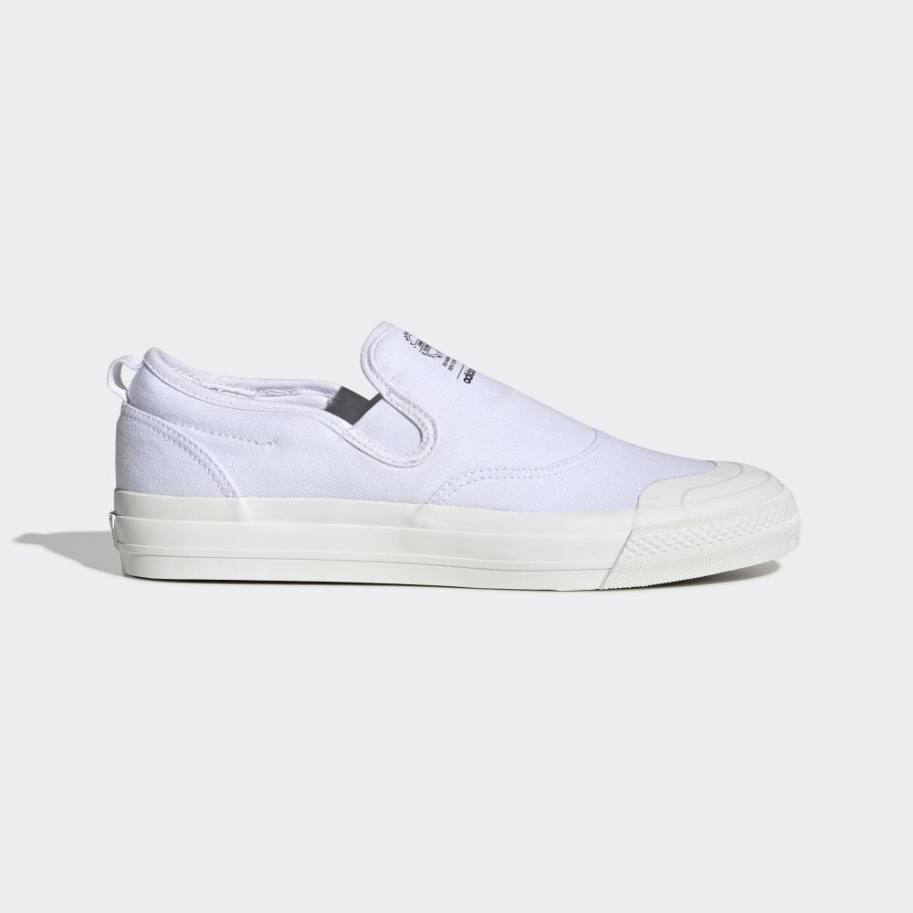 Adidas Men's Nizza RF Slip on White Ireland EF1410